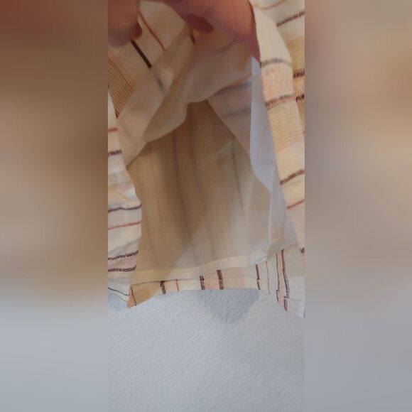 NWT L Space Play it Cool Lined Striped Shorts Sz M NEW - Picture 5 of 10